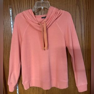 Rue 21 Hoodie pull over Top Sz M in Tangerine